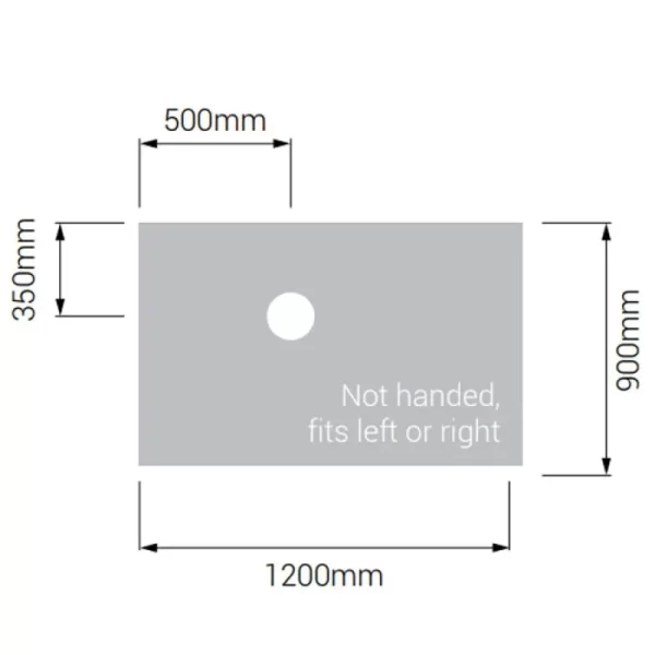 AKW Tuff Form Wet Room Tray 1200x900 21015 1